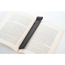 LWA Leather Deri Kitap Ayracı, El Yapımı Dikişli Kitap Ayracı 40 Adet Koyu Yeşil