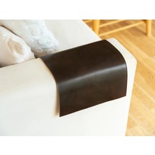 LWA Leather Birinci Sınıf Deri Kanepe Kolçak Kılıfı, El Yapımı 2,4 mm Bitkisel Tabaklanmış Kanepe Koruyucu 50X75 cm