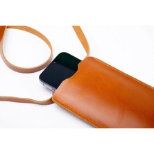 LWA Leather Deri iPhone Pro Max Kılıfı, El Yapımı 1.8 mm iPhone Kılıfı (Pro Max 14/15/16/17 Için), Kişiselleştirilmiş iPhone Kılıfı, Açık Tütün Rengi