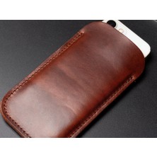 LWA Leather Birinci Sınıf Deri iPhone Pro Max Kılıfı, El Yapımı 2,2 mm Lüks iPhone Kılıfı (Pro Max 14/15/16/17 Modelleri Için), Kişiselleştirilmiş iPhone Kılıfı, Dublin Kahverengi.