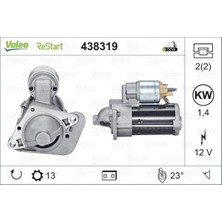 VALEO 12V MARŞ MOTORU 13 DİŞ 1.4 KW (START-STOP) RENAULT KADJAR/TALISMAN-DACIA DUSTER-NISSAN JUKE