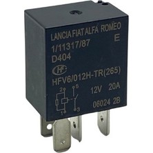 YLZ 12V Röle 4 Uçlu 20 A Mikro (Dirençli) (1-2-3-5) Oem
