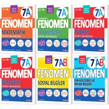 Fenomen Yayıncılık Fenomen Okul 2027 7. Sınıf Matematik + Türkçe + Fen Bilimleri + Paragraf + Sosyal Bilgiler + Din Kültürü A Serisi Soru Bankası Seti 6 Kitap Maarif Model