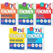 Fenomen Yayıncılık Fenomen Okul 2027 7. Sınıf Matematik + Türkçe + Fen Bilimleri + Sosyal Bilgiler + Din Kültürü B Serisi Soru Bankası Seti 5 Kitap Maarif Model