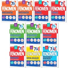 Fenomen Yayıncılık Fenomen Okul 2027 7. Sınıf Matematik + Türkçe + Fen Bilimleri + Paragraf + Sosyal Bilgiler + Din Kültürü A + B Serisi Soru Bankası Seti 10 Kitap Maarif Model