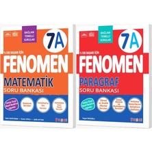 Fenomen Yayıncılık Fenomen Okul 2027 7. Sınıf Matematik + Paragraf A Serisi Soru Bankası Seti 2 Kitap Maarif Model