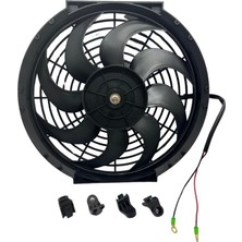 SGR 12V Fan Motoru Üfleyici Aksiyel 11 " (Helis) (Dış Çap 320 Mm)