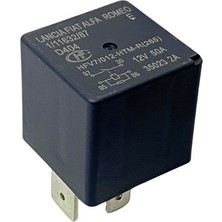 YLZ 12V Röle 4 Uçlu 50 A (70 A Tipi) (Dirençli) (30-85-86-87) Oem