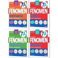 Fenomen Yayıncılık Fenomen Okul 2027 7. Sınıf Matematik + Türkçe + Fen Bilimleri + Paragraf A Serisi Soru Bankası Seti 4 Kitap Maarif Model