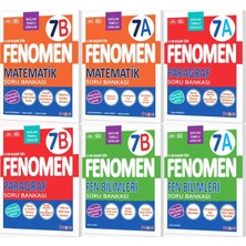 Fenomen Yayıncılık Fenomen Okul 2027 7. Sınıf Matematik + Paragraf + Fen Bilimleri A + B Serisi Soru Bankası Seti 6 Kitap Maarif Model