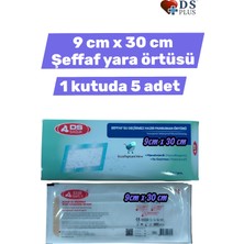 Ds Plus Su Geçirmez Şeffaf Pu Film Yara Örtüsü 9 cm x 30 cm (Sezeryan Bandı)(Ds Damla Sağlık)