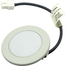 Yılka 12V-24V Spot Tavan Lamba Ledli Yuvarlak Beyaz (75 Mm)