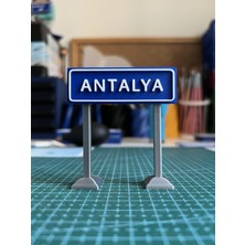 Aysluka Antalya Minyatür Şehir Tabelası, Il Sınırı Tabelaları