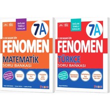 Fenomen Yayıncılık Fenomen Okul 2027 7. Sınıf Matematik + Türkçe A Serisi Soru Bankası Seti 2 Kitap Maarif Model