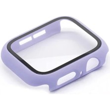 Dorasan Apple Watch 38MM Camlı Kasa Ekran Koruyucu - Lila