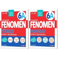 Fenomen Yayıncılık Fenomen Okul 2027 6. Sınıf Türkçe + Paragraf A Serisi Soru Bankası Seti 2 Kitap Maarif Model