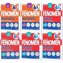 Fenomen Yayıncılık Fenomen Okul 2027 6. Sınıf Matematik + Türkçe + Paragraf A + B Serisi Soru Bankası Seti 6 Kitap Maarif Model