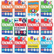 Fenomen Yayıncılık Fenomen Okul 2027 6. Sınıf Tüm Dersler A + B + Fasikül Seti 12 Kitap Maarif Model