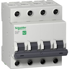 Schneider Electric EZ9F43425 Easy9 Mcb 4p 25A C 3000A 400V Otomatik Sigorta