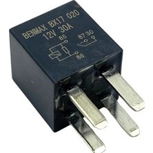 BenmaX 12V Röle 4 Uçlu 30 A Mikro Kare (Dirençli) (1-2-3-5) Ford