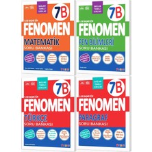 Fenomen Yayıncılık Fenomen Okul 2027 7. Sınıf Matematik + Fen Bilimleri + Türkçe + Paragraf B Serisi Soru Bankası Seti 4 Kitap Maarif Model