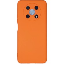 Dorasan Huawei Nova Y90 Kılıf Nano Içi Kadife Silikon - Turuncu