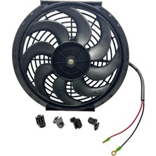 SGR 12V Fan Motoru Emici Aksiyel 11 " (Helis) (Dış Çap 320 Mm)