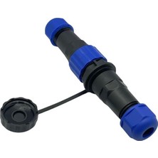 YLZ Konnektor 2 Pin (2 Fişli Soket Dişi-Erkek Takım) (Su Geçirmez) (SD16)