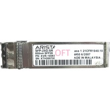 Arista Networks SFP-25G-SR 25G SFP28 850 Nm 100 M Duplex Lc Multimode Transceiver
