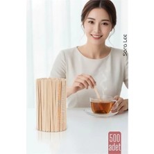 Dorasan Ahşap Karıştırıcı Kaşık – 500’LÜ Paket | Çay, Kahve ve Servis Için Hijyenik ve Pratik! 722318