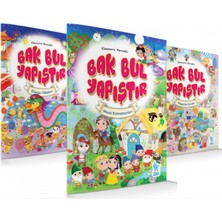 Minik Damla Bak Bul Yapıştır (3 Kitap)