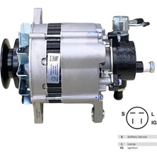 GPA 24V Alternatör Dinamo Hıtachı Tipi 35 A (3 Fiş) (S-L-Ig) Isuzu Npr