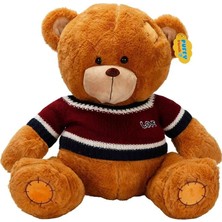 Dorasan 2001008 Sun-Sabc-Jnh-Pff-Sk Peluş Ayı Oturan Kazaklı 42 cm 2r