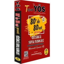 Tasarı Akademi Yayınları Tasarı Yös 80'de 80 Net Garanti Çözümlü Soru Bankası