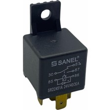Sanel 24V Röle 5 Uçlu 10/20 A (Diyotlu) (30-85-86-87-87A)