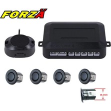 Forza Park Sensörü Ses Ikazlı (Ses Ayarlı) (18 Mm) Siyah