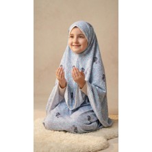KanatGo Kız Çocuk Namaz Takımı – Başörtülü 2 Parça Ibadet Seti