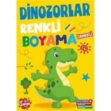Boyama Zamanı Renkli Boyama Dinozorlar