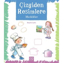 1001 Çiçek Kitaplar Çizgiden Resimlere - Meslekler