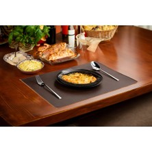 LWA Leather Birinci Sınıf Deri Amerikan Servisleri, El Yapımı 2,4 mm Bitkisel Tabaklanmış Amerikan Servisleri, Kafe ve Restoran Masa Altlıkları, Kişiselleştirilmiş Masa Altlıkları, 6'lı Set.