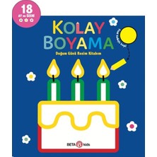 Beta Kids Kolay Boyama Doğum Günü Resim Kitabım