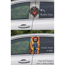 Automod Yeni Bir Hava Isteyenlere Oto Kapı Direk Kaplama 2 Farklı Model - 4 Adet