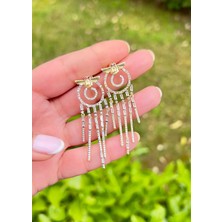 Defne Silver Baykuş Tasarım Küpe