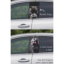 Automod Aracınıza Karakter Kazandıran Oto Kapı Direk Kaplama 2 Farklı Model - 4 Adet