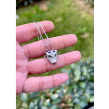 Defne Silver Panter Kolye