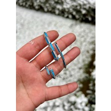 Defne Silver Yılan Mineli Bileklik ve Yüzük