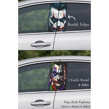 Automod Benzersiz Tasarım Direk Kaplama Folyo Baskı 2 Farklı Model - 4 Adet