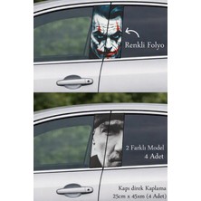 Automod Görünümünü Farklılaştırmak Isteyenlere Oto Kapı Direk Kaplama 2 Farklı Model - 4 Adet