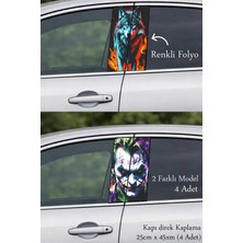 Automod Jdm Stil Kapı Folyo Baskılı Sticker 2 Farklı Model - 4 Adet