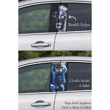 Automod Seçkin Görünüm Oto Kapı Direk Kaplama 2 Farklı Model - 4 Adet